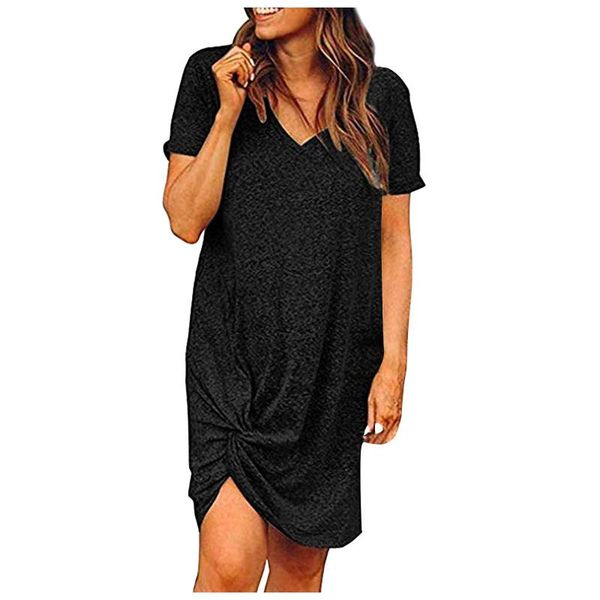 women's swimwear women summer ruched solid dress boho 2021 short sleeve office shirt female v-neck loose casual vestidos mujer, White;black
women's swimwear women summer ruched solid dress boho 2021 short sleeve office shirt female v-neck loose casual vestidos mujer, White;black