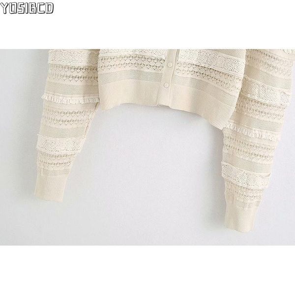 yosibcd women 2021 fashion appliques patchwork cropped knitted cardigan sweater vintage long sleeve female outerwear chic, White
yosibcd women 2021 fashion appliques patchwork cropped knitted cardigan sweater vintage long sleeve female outerwear chic, White