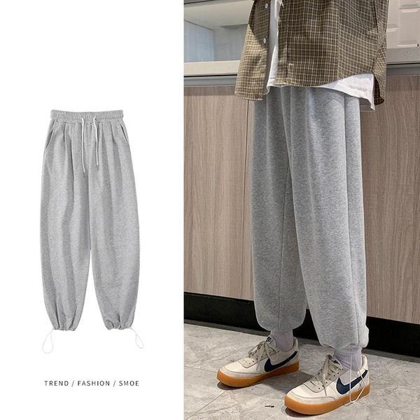 men's pants autumn mens joggers casual drawstring waist ankle length black gray track bottoms sweatpants
men's pants autumn mens joggers casual drawstring waist ankle length black gray track bottoms sweatpants