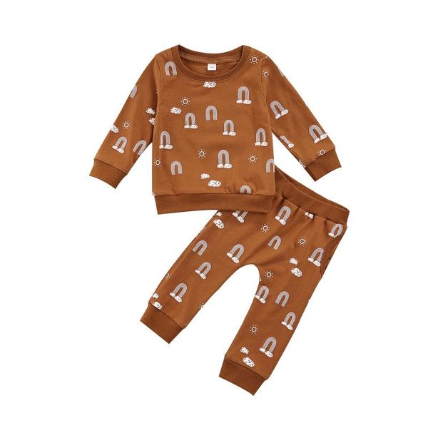 clothing sets baby clothes casual set autumn cotton rainbow cloud print long sleeve o-neck t-shirt elastic waist trousers, White
clothing sets baby clothes casual set autumn cotton rainbow cloud print long sleeve o-neck t-shirt elastic waist trousers, White