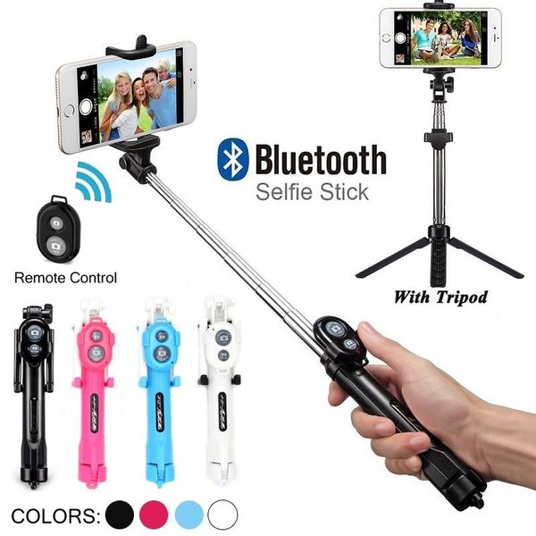 universal 2 in 1 wireless bluetooth selfie stick tripod stand with remote control extendable folding selfiestick phone holder
universal 2 in 1 wireless bluetooth selfie stick tripod stand with remote control extendable folding selfiestick phone holder