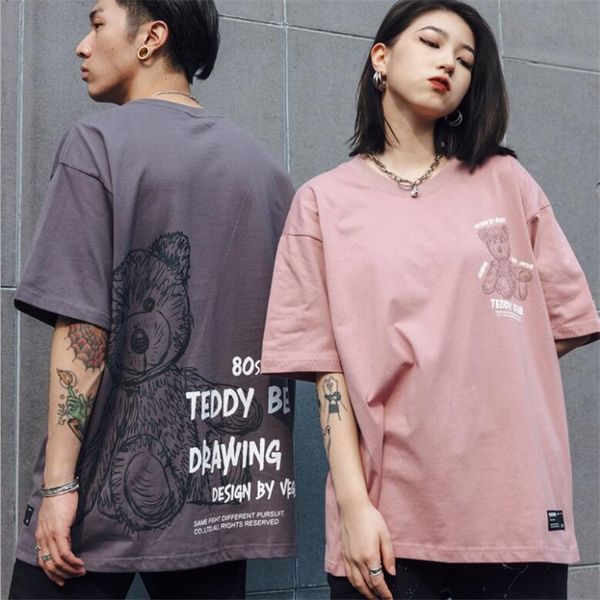 cotton summer lovers 2021 street fashion harajuku hand painted cartoon bear graffiti hip hop short sleeve men's t-shirt kzjs, White
cotton summer lovers 2021 street fashion harajuku hand painted cartoon bear graffiti hip hop short sleeve men's t-shirt kzjs, White