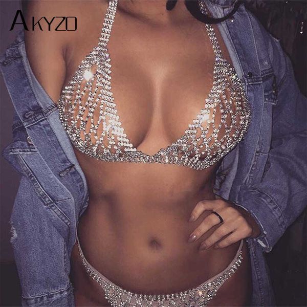 akyzo summer luxury crop shining fashion handmade metal adjustable chains backless vest beach tank 210623, White
akyzo summer luxury crop shining fashion handmade metal adjustable chains backless vest beach tank 210623, White