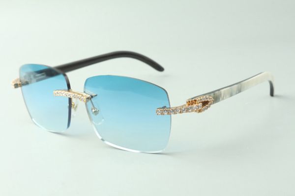 classic endless diamond sunglasses 3524025 with mixed buffalo horn arms glasses, direct sales, size: 18-140 mm, White;black
classic endless diamond sunglasses 3524025 with mixed buffalo horn arms glasses, direct sales, size: 18-140 mm, White;black