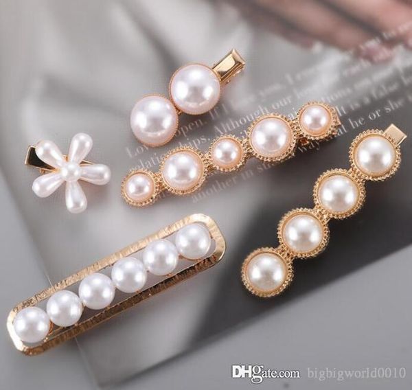22 simple white pearl floret hair pin makeup fringe clip women girls headwear beautiful hairpins gifts barrettes hair accessory, Golden;silver
22 simple white pearl floret hair pin makeup fringe clip women girls headwear beautiful hairpins gifts barrettes hair accessory, Golden;silver