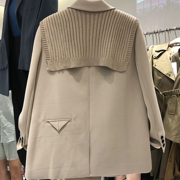 autumn winter female turn-down collar long-sleeved blazer coat single breasted loose minimalist suit with scarf 8q346, Black;brown
autumn winter female turn-down collar long-sleeved blazer coat single breasted loose minimalist suit with scarf 8q346, Black;brown
