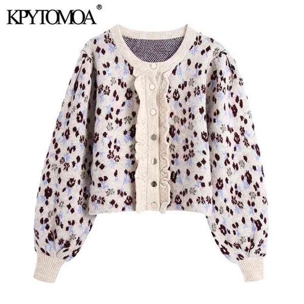 kpytomoa women fashion jacquard cropped knitted cardigan sweater vintage lantern sleeve buttons female outerwear chic 210812, White
kpytomoa women fashion jacquard cropped knitted cardigan sweater vintage lantern sleeve buttons female outerwear chic 210812, White