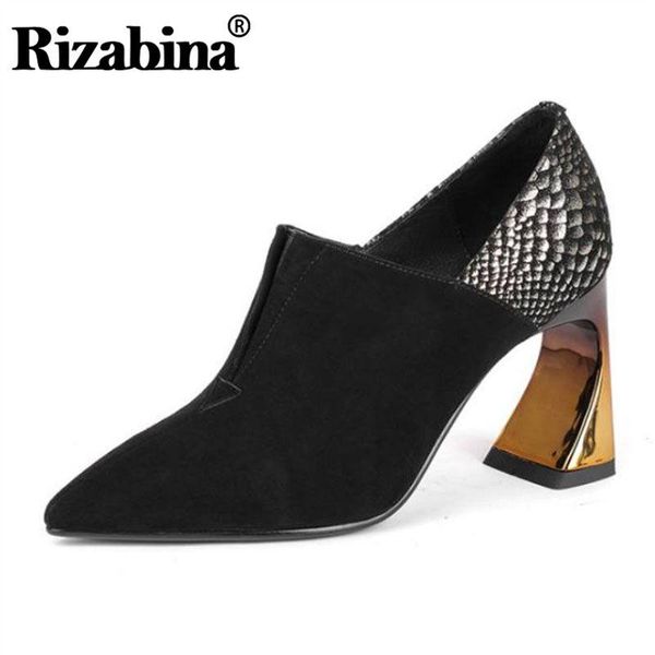 dress shoes rizabina women pumps real leather patchwork snake print high heel spring pointed toe party footwear size 34-39, Black
dress shoes rizabina women pumps real leather patchwork snake print high heel spring pointed toe party footwear size 34-39, Black