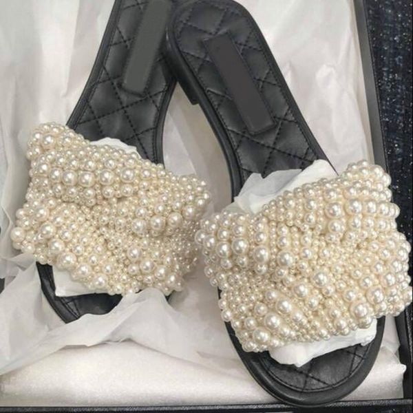 slippers opentoe woman mujer mules slides 20 summer women fashion pearl decoration casual lady feminine pearly flat shoes, Black
slippers opentoe woman mujer mules slides 20 summer women fashion pearl decoration casual lady feminine pearly flat shoes, Black