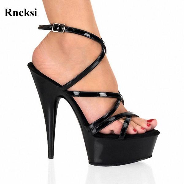 sandals rncksi women shoes 15cm high-heeled ankle straps night club dancing open peep toe pole dance, Black
sandals rncksi women shoes 15cm high-heeled ankle straps night club dancing open peep toe pole dance, Black