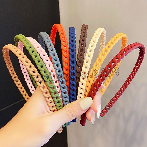 women girls colorful chain hollow hairbands sweet hair decorate headband headwear outdoor hair hoops fashion hair accessories, Silver
women girls colorful chain hollow hairbands sweet hair decorate headband headwear outdoor hair hoops fashion hair accessories, Silver