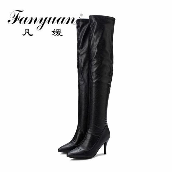 boots fanyuan autumn winter fashion over the knee snake skin pattern female high heels pumps party shoes size30-48, Black
boots fanyuan autumn winter fashion over the knee snake skin pattern female high heels pumps party shoes size30-48, Black