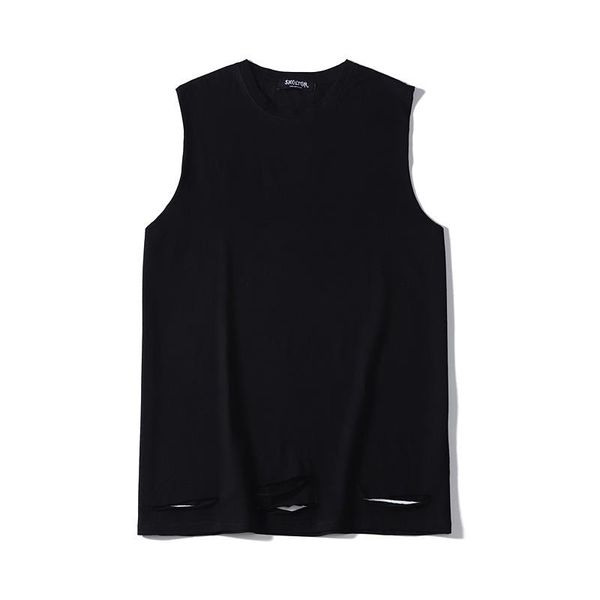 men' tank eukaaru summer high street sleeveless solid color perforated couple vest t-shirt tee bottomed shirt man, White;black
men' tank eukaaru summer high street sleeveless solid color perforated couple vest t-shirt tee bottomed shirt man, White;black
