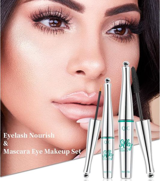 eyelash nourish & mascara eye makeup set: double effect curled eyelashes are distinct and silicone brush head
eyelash nourish & mascara eye makeup set: double effect curled eyelashes are distinct and silicone brush head