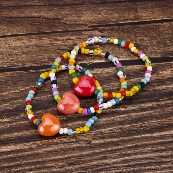 bohemian fashion simply beaded bracelet heart sea snail ceramic bracelets multi-color for women jewelry diy accessoires, Black
bohemian fashion simply beaded bracelet heart sea snail ceramic bracelets multi-color for women jewelry diy accessoires, Black
