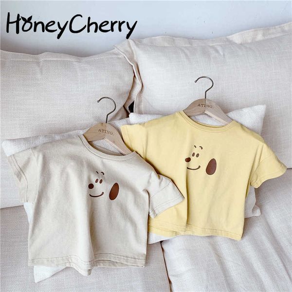 summer baby t-shirt girls korean summer cartoon printed children short-sleeved 210701, Blue
summer baby t-shirt girls korean summer cartoon printed children short-sleeved 210701, Blue