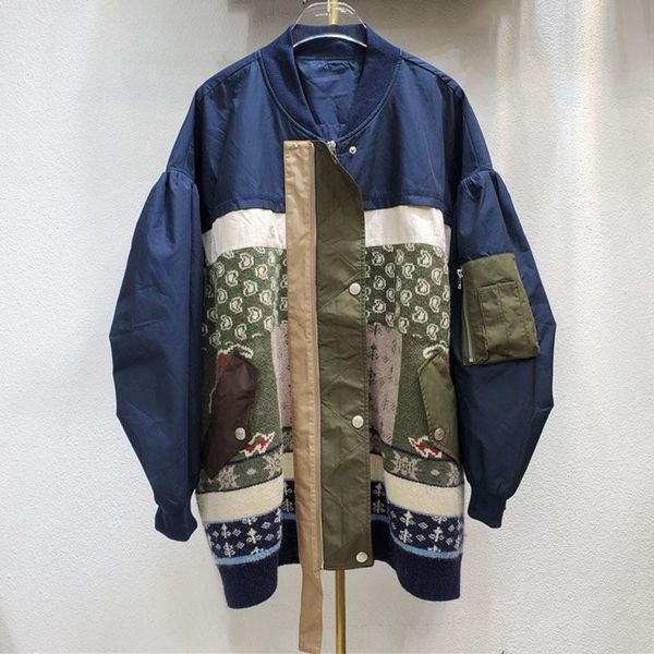 women's jackets seebeautiful contrast color large size jacket coat stand long sleeve single breasted women autumn 2021 fashion tide g46, Black;brown
women's jackets seebeautiful contrast color large size jacket coat stand long sleeve single breasted women autumn 2021 fashion tide g46, Black;brown