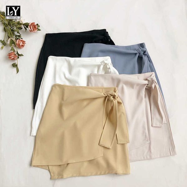 ly varey lin summer women casual slim asymmetry lace-up a-line skirts female sweet solid color black high waist mini 210526
ly varey lin summer women casual slim asymmetry lace-up a-line skirts female sweet solid color black high waist mini 210526