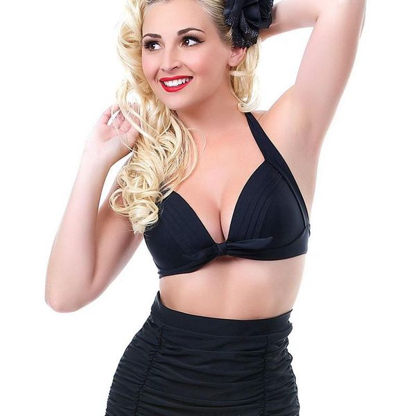 one-piece suits swimsuit women 2 pieces high waist plus size swimwear black bottoms bikini set fold push up female swimming bathing beach
one-piece suits swimsuit women 2 pieces high waist plus size swimwear black bottoms bikini set fold push up female swimming bathing beach