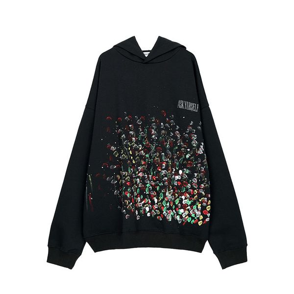 2021 new vintage graffiti hoodie men women 1:1 cotton ays sweatshirts manual splash ink askyurself pullover hoody x02v, Black
2021 new vintage graffiti hoodie men women 1:1 cotton ays sweatshirts manual splash ink askyurself pullover hoody x02v, Black