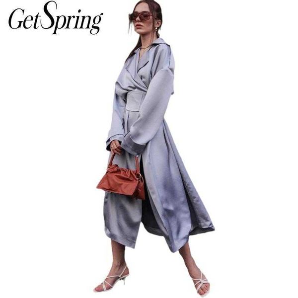 getspring women trench coat temperament windbreaker long sleeve high waist coats loose spring autumn 210601, Tan;black
getspring women trench coat temperament windbreaker long sleeve high waist coats loose spring autumn 210601, Tan;black