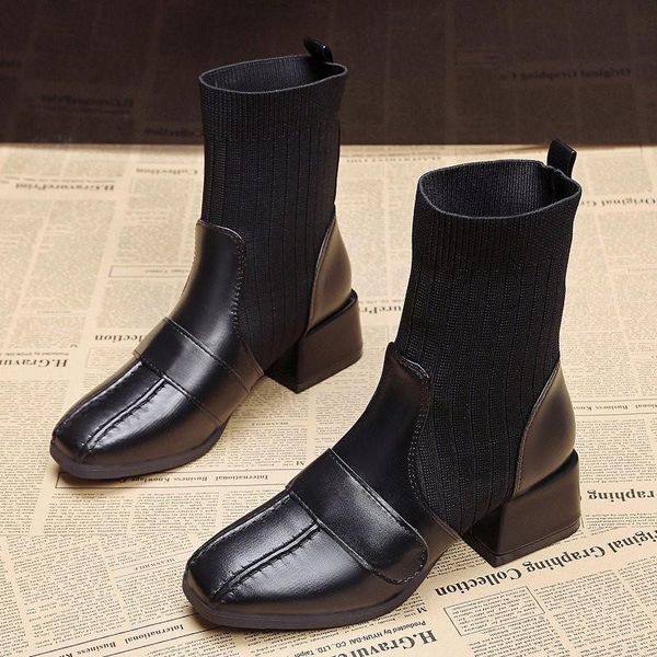 boots 2021 winter short wool pure color woolen sleeve stitching women's, Black
boots 2021 winter short wool pure color woolen sleeve stitching women's, Black
