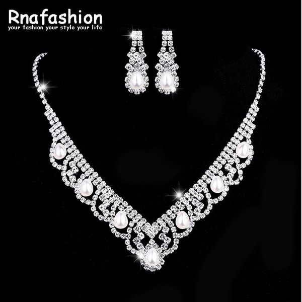 earrings & necklace rnafashion arrival wedding jewelry set silver color pearl rhinestone earring sets
earrings & necklace rnafashion arrival wedding jewelry set silver color pearl rhinestone earring sets