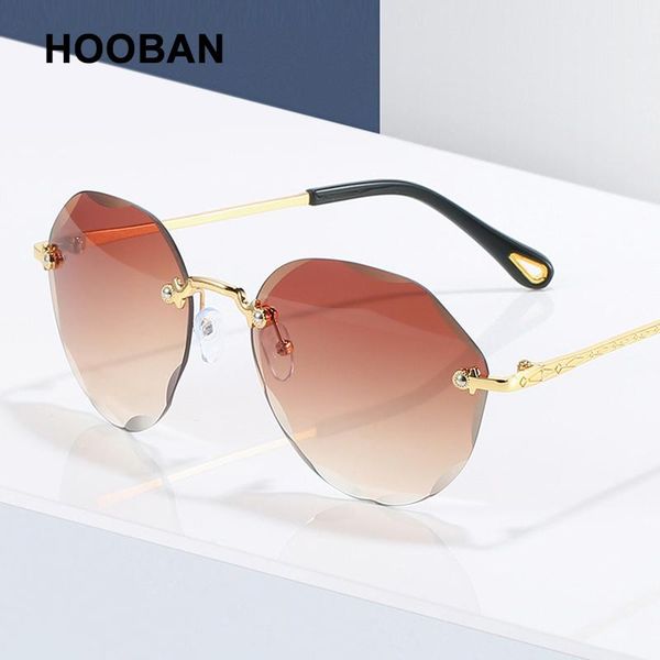 sunglasses hooban fashion rimless for women brand design round lady sun glasses classic frameless gradient outdoor eyewear, White;black
sunglasses hooban fashion rimless for women brand design round lady sun glasses classic frameless gradient outdoor eyewear, White;black