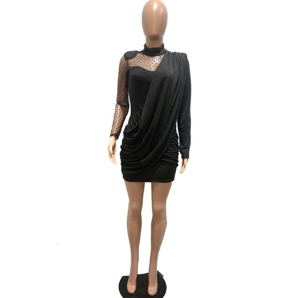 2021 new solid dress flying spot long sleeve round neck party mini 5mf5, Black;gray
2021 new solid dress flying spot long sleeve round neck party mini 5mf5, Black;gray