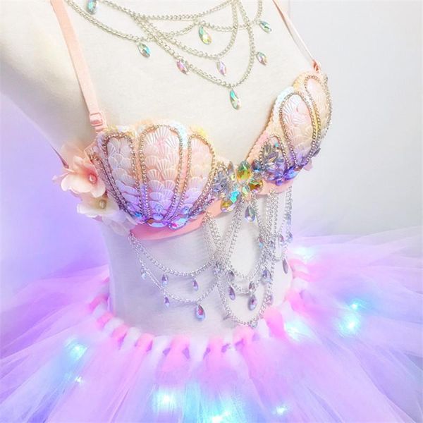 party decoration dc70 ballroom dance led light costumes women tutu dresses luminous catwalk performance shell cloth stage skirt dj bar
party decoration dc70 ballroom dance led light costumes women tutu dresses luminous catwalk performance shell cloth stage skirt dj bar