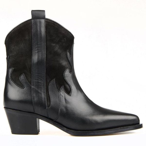 boots footcourt- black cowboy spring autumn genuine leather flat platform fashion pointed toe mid heel ladies shoes riding
boots footcourt- black cowboy spring autumn genuine leather flat platform fashion pointed toe mid heel ladies shoes riding