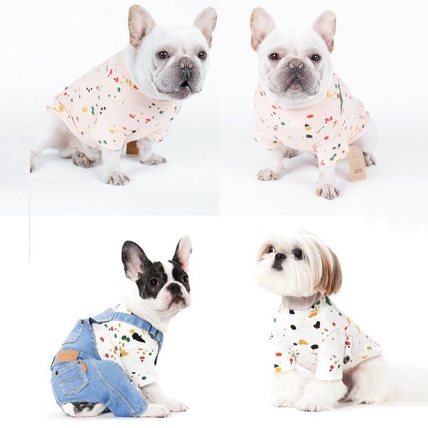autumn new casual dog t-shirt cotton paint graffiti tidal card teddy clothing pet supplies factory direct supply
autumn new casual dog t-shirt cotton paint graffiti tidal card teddy clothing pet supplies factory direct supply