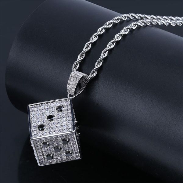 pendant necklaces iced out necklace micro pave cubic zircon cube for men gifts fashion hip hop rock jewelry, Silver
pendant necklaces iced out necklace micro pave cubic zircon cube for men gifts fashion hip hop rock jewelry, Silver