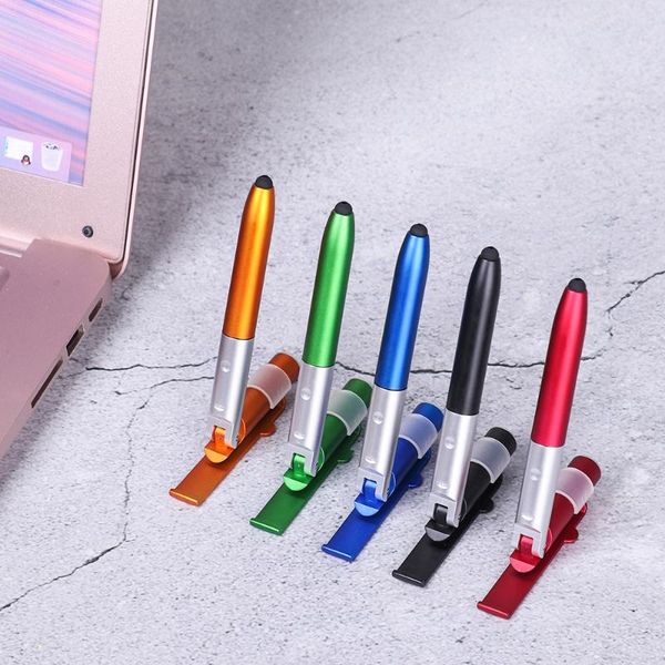 4 in 1 multi-function universal folding ballpoint pen phone stand holder screen stylus touch pen with led for tablet cellphone, Blue;orange
4 in 1 multi-function universal folding ballpoint pen phone stand holder screen stylus touch pen with led for tablet cellphone, Blue;orange