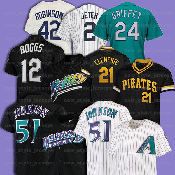 21 roberto clemente 51 randy johnson 42 jackie robinson 12 wade boggs retro men mitchell & ness baseball jersey z12, Blue;black
21 roberto clemente 51 randy johnson 42 jackie robinson 12 wade boggs retro men mitchell & ness baseball jersey z12, Blue;black