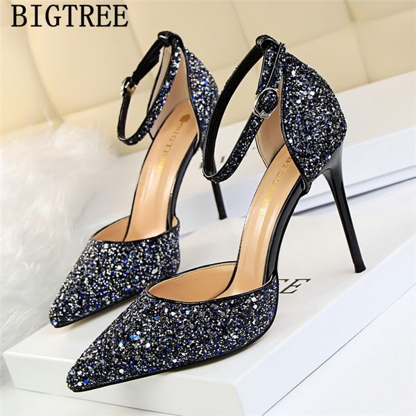 gold shoes for women ladies high heels women mary jane shoes stiletto big size 43 glitter heels bigtree shoes extreme high heels, Black
gold shoes for women ladies high heels women mary jane shoes stiletto big size 43 glitter heels bigtree shoes extreme high heels, Black