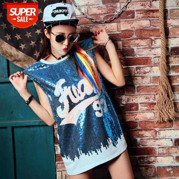 2020 new style o-neck new women loose sleeveless vest t-shirt long shirt vest sequins t-shirt female short-sleeved fitness #8t5j, White
2020 new style o-neck new women loose sleeveless vest t-shirt long shirt vest sequins t-shirt female short-sleeved fitness #8t5j, White
