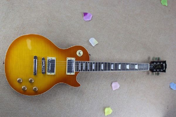 lp standard custom sunburst sunset color silver hardware mahogany body maple electric guitar
lp standard custom sunburst sunset color silver hardware mahogany body maple electric guitar
