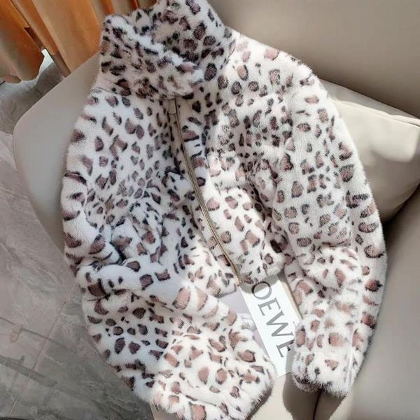 women's fur & faux women 2021 winter fashion short leopard printed overcoats female jackets ladies warm imitation mink coats r353, Black
women's fur & faux women 2021 winter fashion short leopard printed overcoats female jackets ladies warm imitation mink coats r353, Black