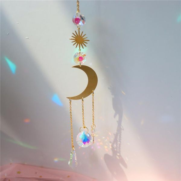 decorative objects & figurines crystal wind chimes colorful star moon pendant suncatcher plated beads hanging ornaments glass dream decorati 
decorative objects & figurines crystal wind chimes colorful star moon pendant suncatcher plated beads hanging ornaments glass dream decorati