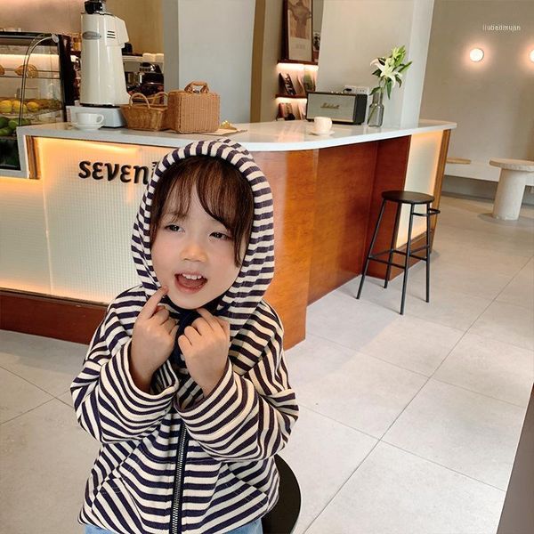 jackets autumn coat kids clothes korean loose long sleeve striped girls hoodies1, Blue;gray
jackets autumn coat kids clothes korean loose long sleeve striped girls hoodies1, Blue;gray
