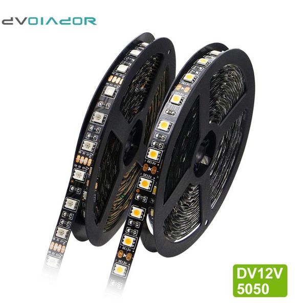 dvolador 5m/lot dc12v led strip rgb black pcb flexible led light waterproof ip65 300led ip20 background decoration lighting
dvolador 5m/lot dc12v led strip rgb black pcb flexible led light waterproof ip65 300led ip20 background decoration lighting