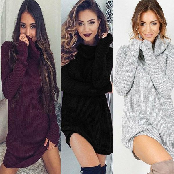 women's sweaters fashion women winter knit sweater spring cowl turtleneck loose long pullover solid slim jumper shirt hip bottoming dre, White;black
women's sweaters fashion women winter knit sweater spring cowl turtleneck loose long pullover solid slim jumper shirt hip bottoming dre, White;black