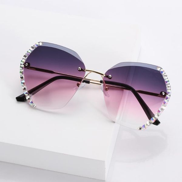 outdoor eyewear 1 pcs 2021 women retro rimless gradient sunglasses diamond square sun glasses oversized cutting lens summer shades uv400
outdoor eyewear 1 pcs 2021 women retro rimless gradient sunglasses diamond square sun glasses oversized cutting lens summer shades uv400