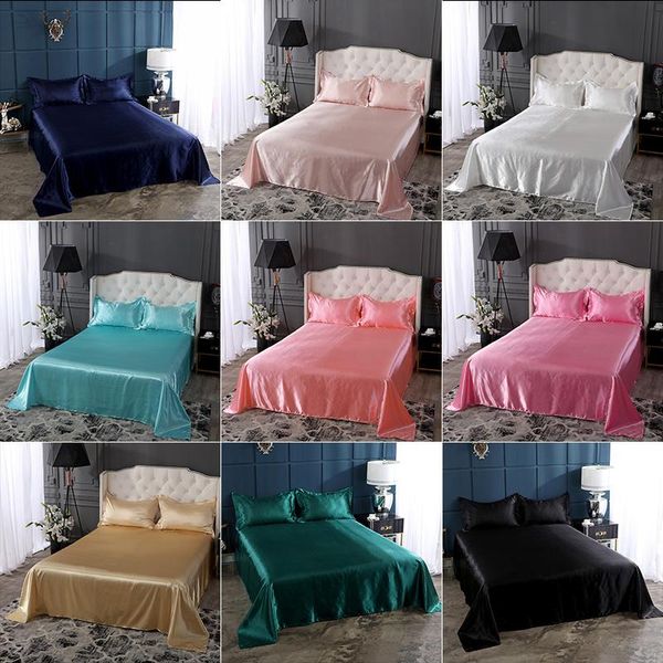 sheets & sets solod color satin emulation silk bed sheet set case luxury home queen size soft smooth bedsheets bedsheet
sheets & sets solod color satin emulation silk bed sheet set case luxury home queen size soft smooth bedsheets bedsheet