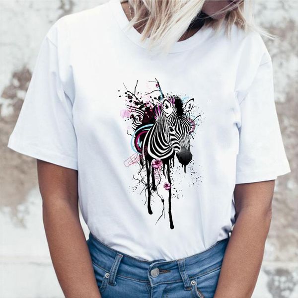 fun cartoon zebra print 90s womens t shirt girl harajuku summer casual o neck short sleeve, White
fun cartoon zebra print 90s womens t shirt girl harajuku summer casual o neck short sleeve, White