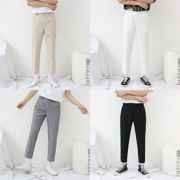 men's pants black men korean style slimming harem slim fit casual cropped british male suit pencil skinny 3xl v27h
men's pants black men korean style slimming harem slim fit casual cropped british male suit pencil skinny 3xl v27h