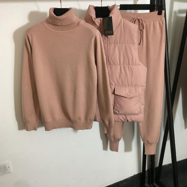 women's pants & capris 2021 autumn and winter three piece high neck pullover sweater + cotton vest elastic waist casual knitted, Black;white
women's pants & capris 2021 autumn and winter three piece high neck pullover sweater + cotton vest elastic waist casual knitted, Black;white