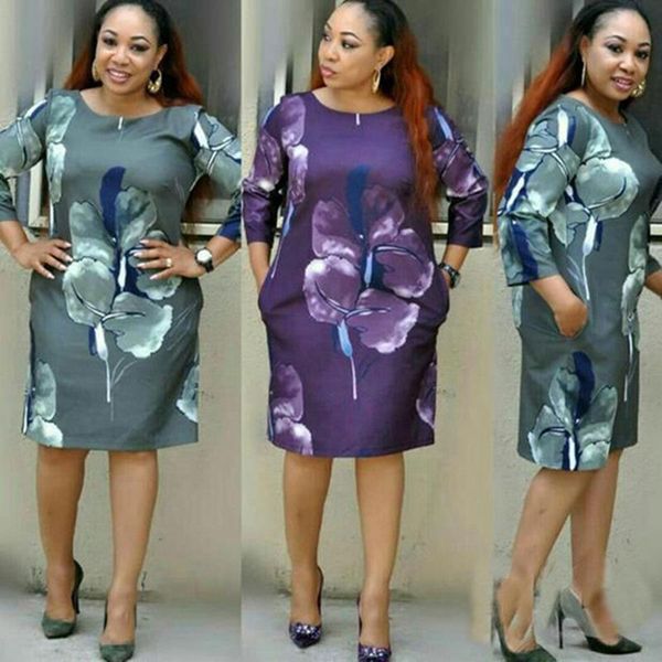 casual dresses xl-5xl digital printing dress spring 2021 plus size women's round neck three-quarter sleeves with pocket intellectual, Black;gray
casual dresses xl-5xl digital printing dress spring 2021 plus size women's round neck three-quarter sleeves with pocket intellectual, Black;gray