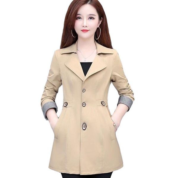 women's trench coats 2021 spring autumn thin coat women single-breasted windbreakers female fashion khaki outerwear 5xl, Tan;black
women's trench coats 2021 spring autumn thin coat women single-breasted windbreakers female fashion khaki outerwear 5xl, Tan;black
